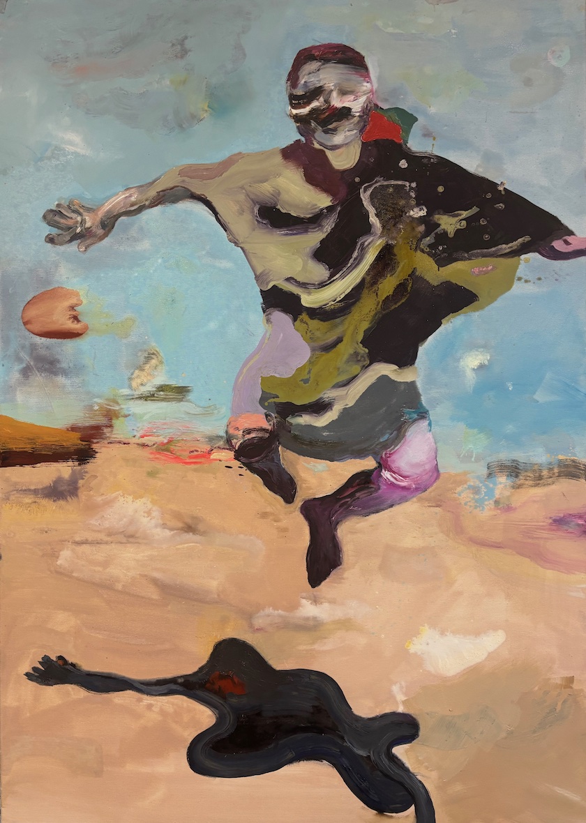 Linus (140 x 100 cm, 2025) Öl auf Leinwand